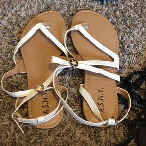 Brand New White Sandals